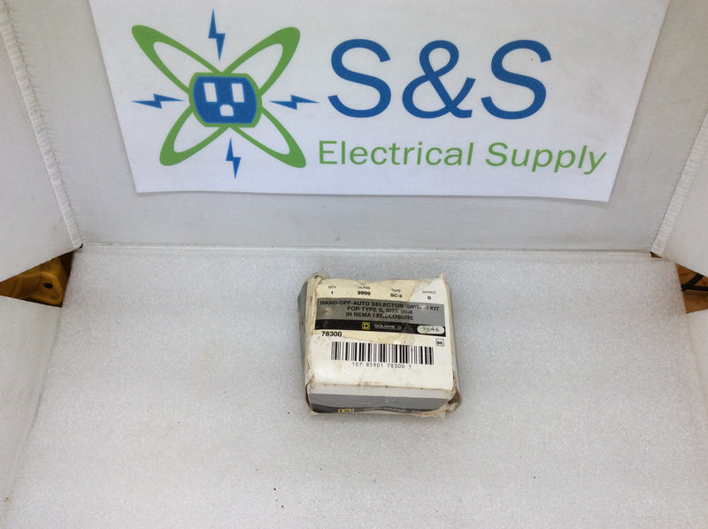 Square D 9999SC2 3 Position Selector Switch Auto/Off/Hand 1A-3A-2A For Contactors & Starters