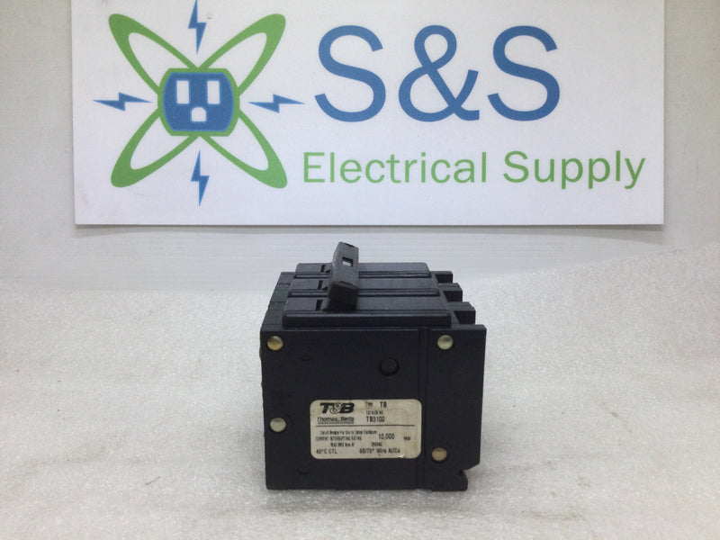 Thomas & Betts TB3100 100 Amp 3 Pole 240 Vac Type TB Circuit Breaker