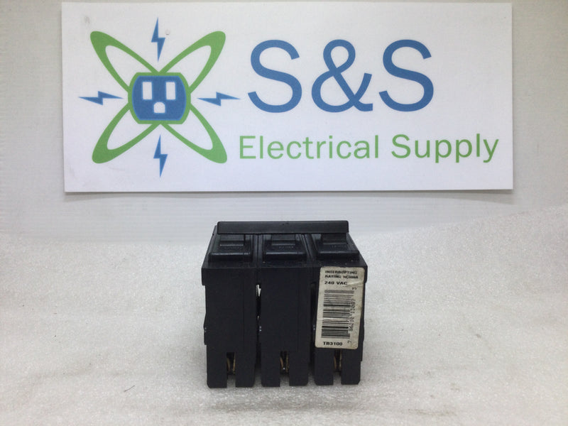 Thomas & Betts TB3100 100 Amp 3 Pole 240 Vac Type TB Circuit Breaker