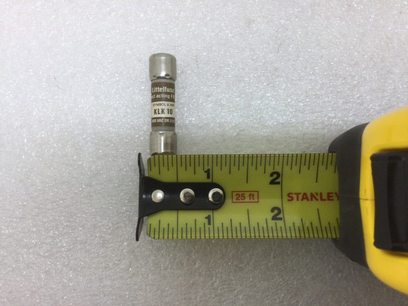 Littelfuse KLK-10 10 Amp 600V or Less Fast Acting Fuse