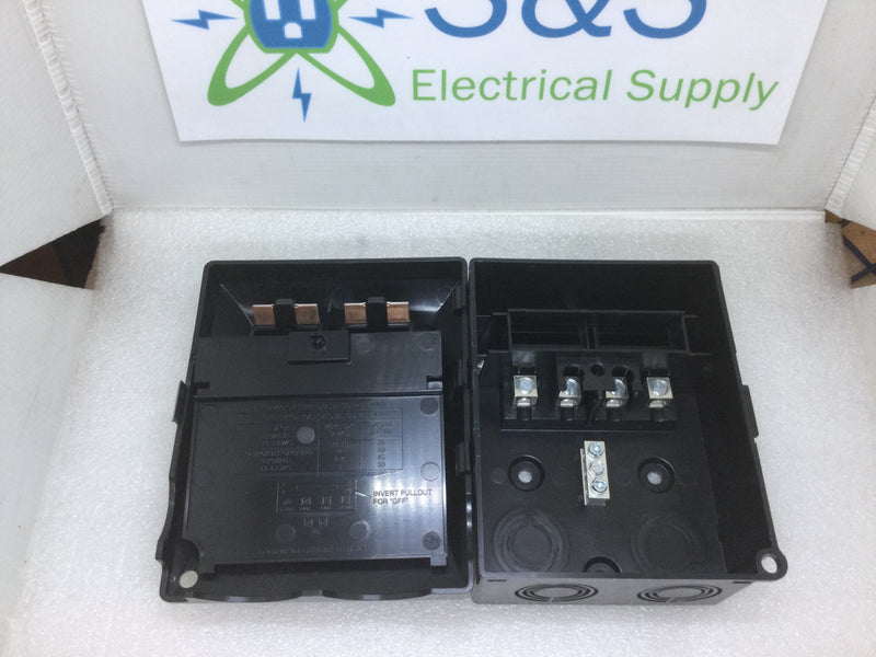 Eaton ACD60R Single Phase 60A 240V/AC Type 3R Enclosure New Open Box