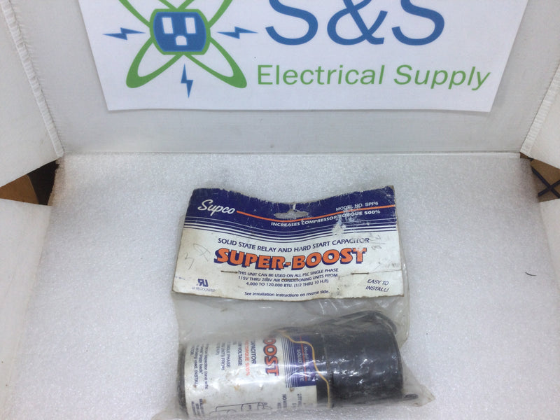 Supco Super Boost Relay and Hard Start Capacitor SPP6