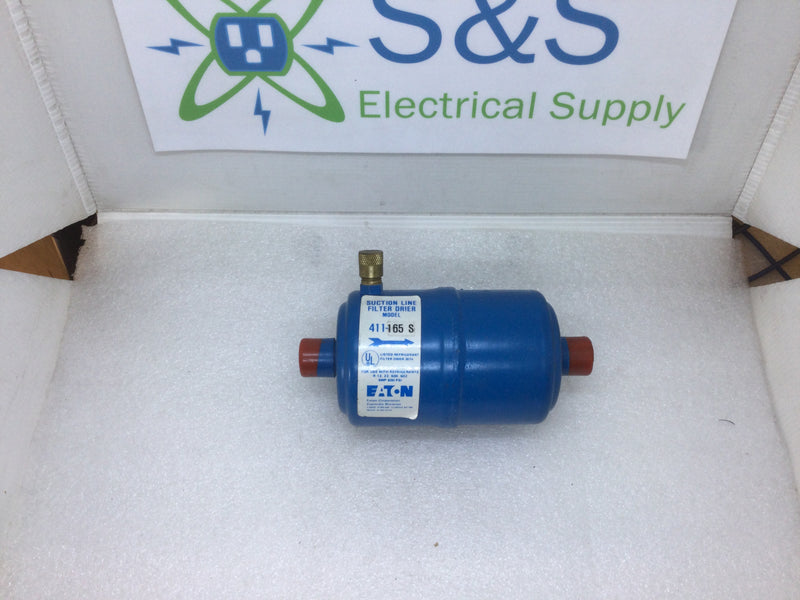 Eaton 411-165 S Suction Line Filter Drier For Use With Refrigerants R-12, 22, 500, 502 SWP 500PSI