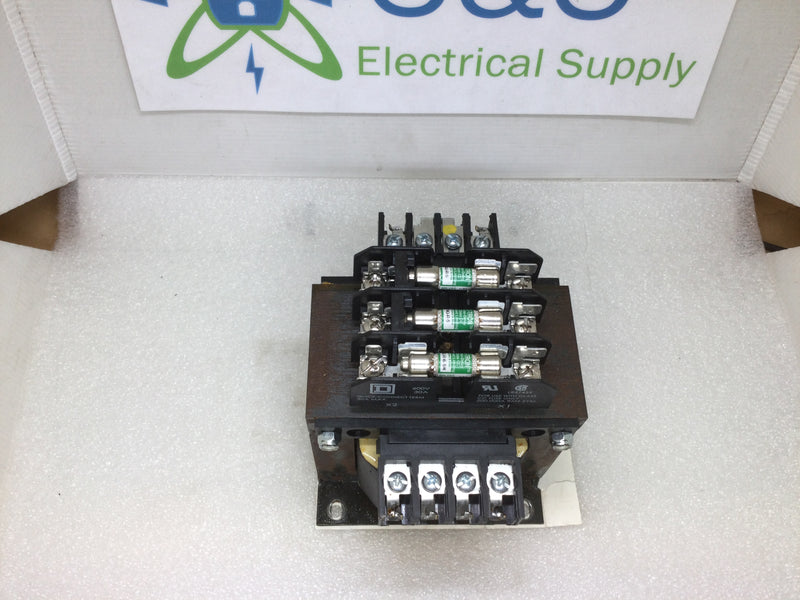 Square D 9070TF500D1 Primary Control Transformer 600V Use Only With FNQ-R 5A-6.25A Time Delay Fuses _ New Open Box