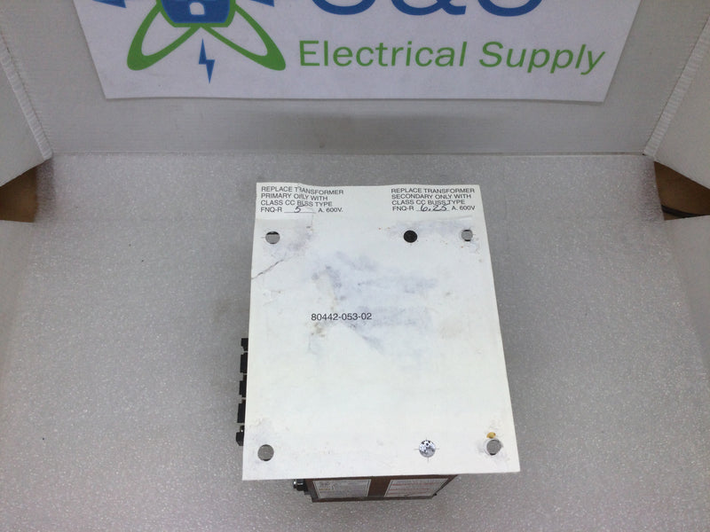 Square D 9070TF500D1 Primary Control Transformer 600V Use Only With FNQ-R 5A-6.25A Time Delay Fuses _ New Open Box