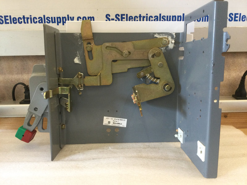 Square D Safety Switch Handle Assembly No. 80439-898-50, New Pull From Square D Nema3R Enclosed Soft Start Cabinet
