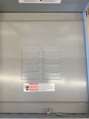 Siemens W0816ML1125CU Single Phase 125A 120/240VAC Nema3R 16 Circuit MLO Load Center