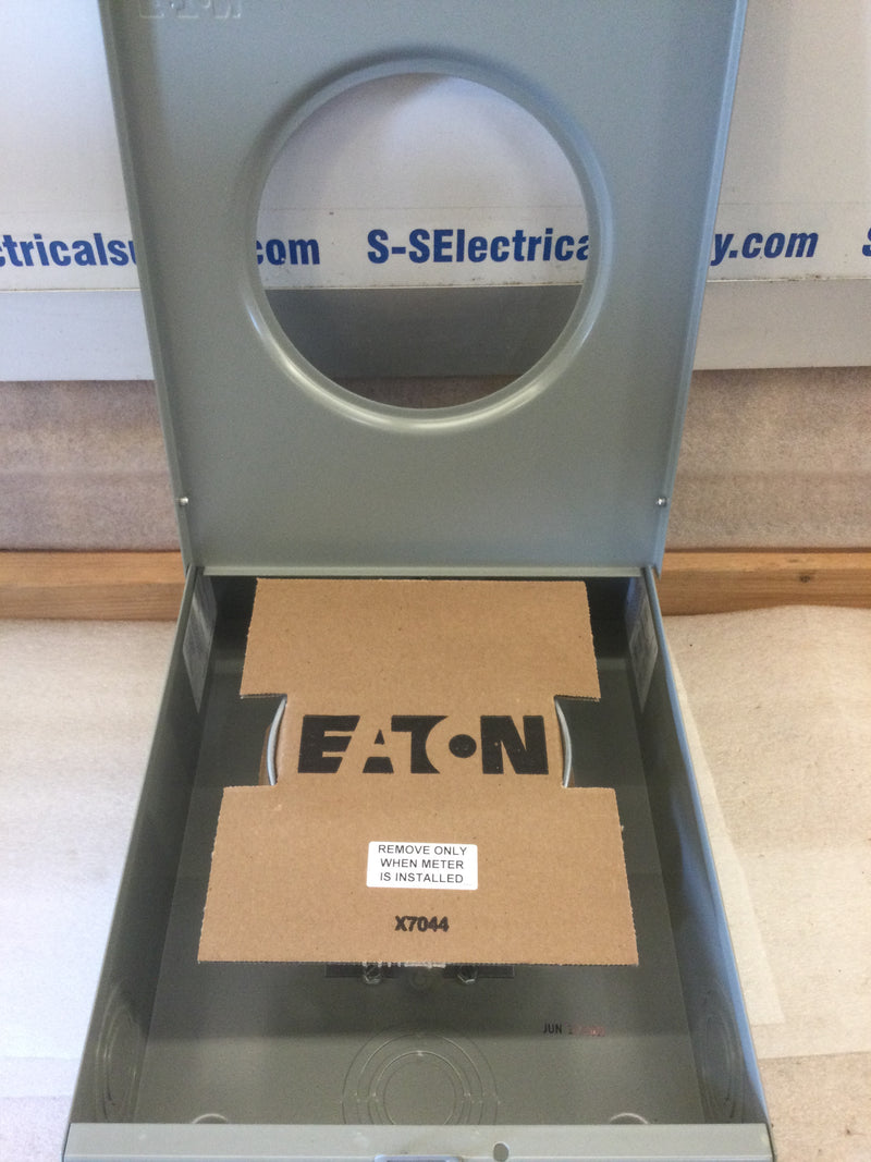Eaton UTRS213CFLCH Single Phase 200A Continuous 600VAC OH/UG Nema3R Meter Socket Enclosure