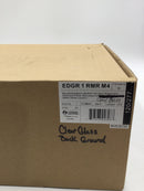 Lithonia Lighting Recessed Mount Edge-Lit LED Exit A/C Only, Single Face Aluminum Finish EDGR 1 RMR M4 Red Letter