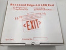 Egress RELXTE1RCAEM Single Face Battery Backup Exit Sign