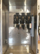 Square D HU364DS 3 Phase Non-Fused 200A 600VAC Nema4/4X/5 Stainless Steel Safety Switch