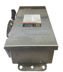 Square D HU361DS 30 Amp 3 Pole 600V Non-Fused Safety Switch Stainless Steel
