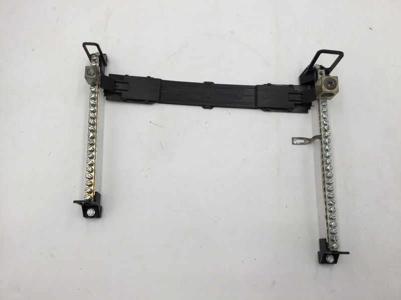 CMC NA70-R 22 Position w/CMC CA 206-1 Lug and 27 Position w/300 KCMIL Lug and Bonding Wire Ground/Neutral Bar for Challenger 200 Amp Panel