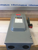 Square D H223N 100A 2 Pole 240V Fused Nema 1 Enclosure Safety Switch/Disconnect