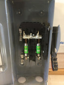 Square D H223N 100A 2 Pole 240V Fused Nema 1 Enclosure Safety Switch/Disconnect