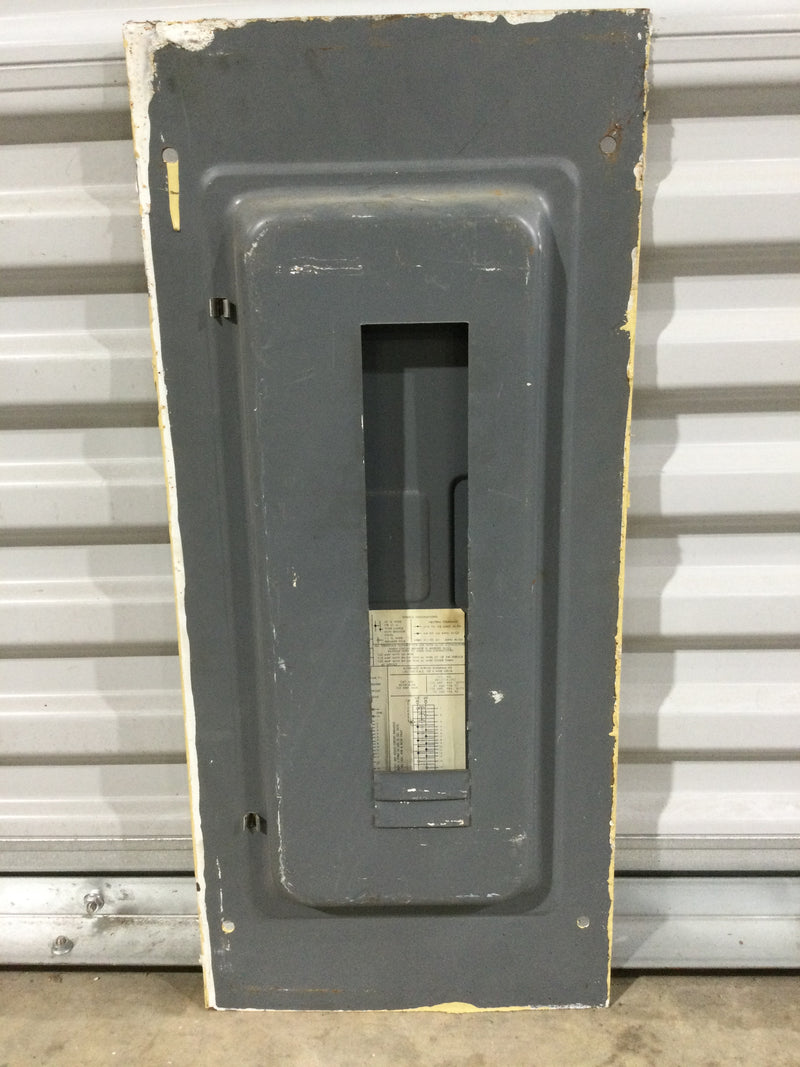 Zinsco ML12(1624) 125 Amp 120/240V 1 Phase 3 Wire 24 Space Panel Cove