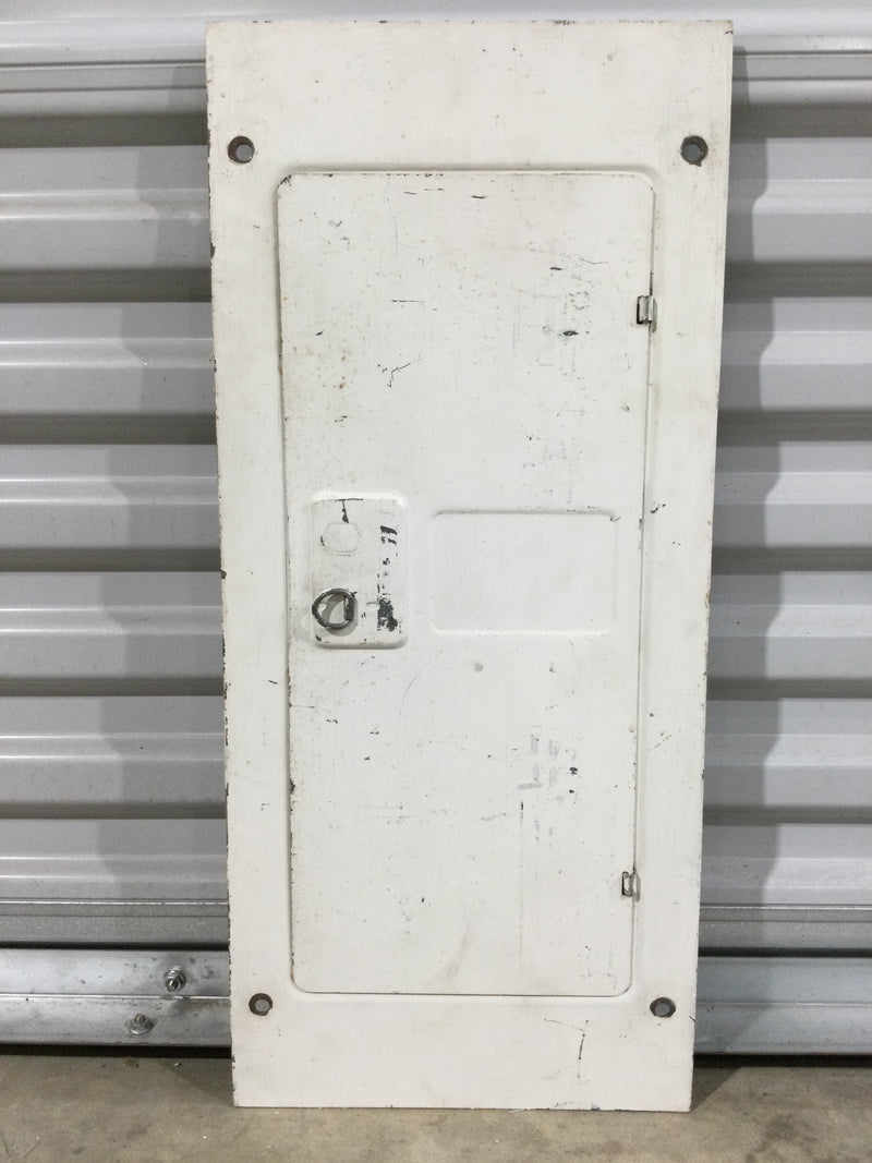 Zinsco ML12(16-24) 125 Amp 120/240V 1 Phase 3 Wire 24 Space Panel Cover 24 1/4" x 10 3/4"