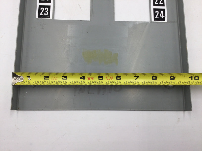 FPE CS 17444 120/208V 225 Amp 3 Phase 4 Wire Type NQLP 24 Space Dead Front Cover 23 1/4" x 9 7/8"