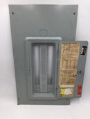 FPE Federal Pacific L120-30 150 Amp 120/240V 1 Phase 3 Wire 30 Circuits Breaker Panel Door Cover 24" x 13 5/8"