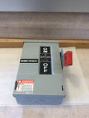 General Electric TH4321R 3 Phase 30A 240VAC Fused Safety Switch Type TH/R Nema3R Outdoor