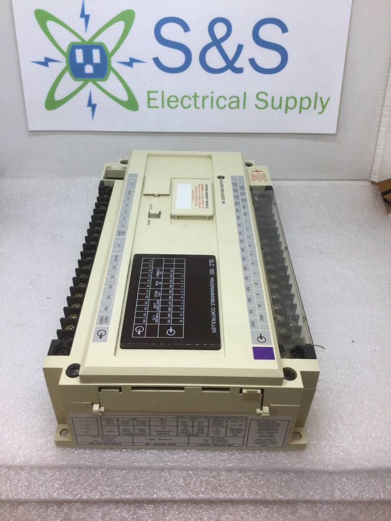 Allen-Bradley 1745-LP156 SLC 150 Processor Unit Series C Input 10-30VDC output 10-250VAC