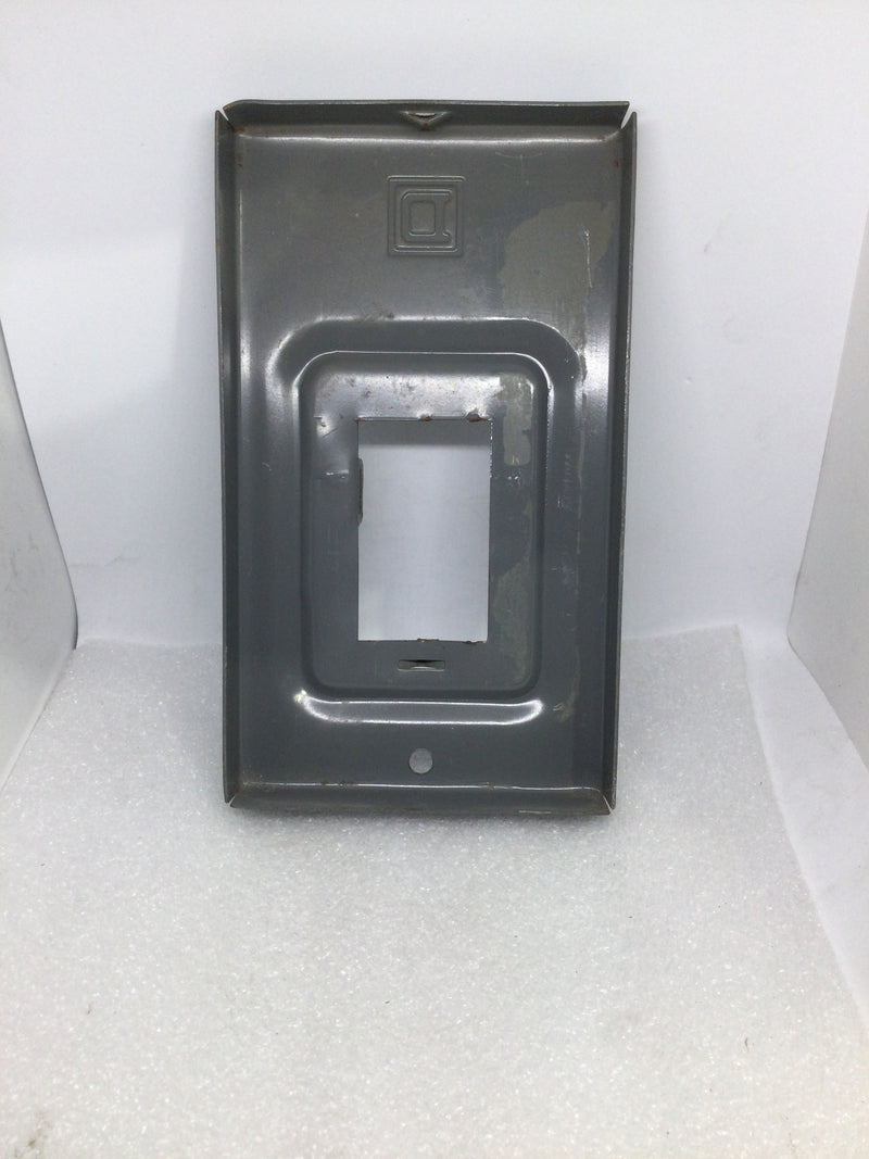 Square D QO2L30S Type QO Series G1 Load Center Cover Only 7" x 4"