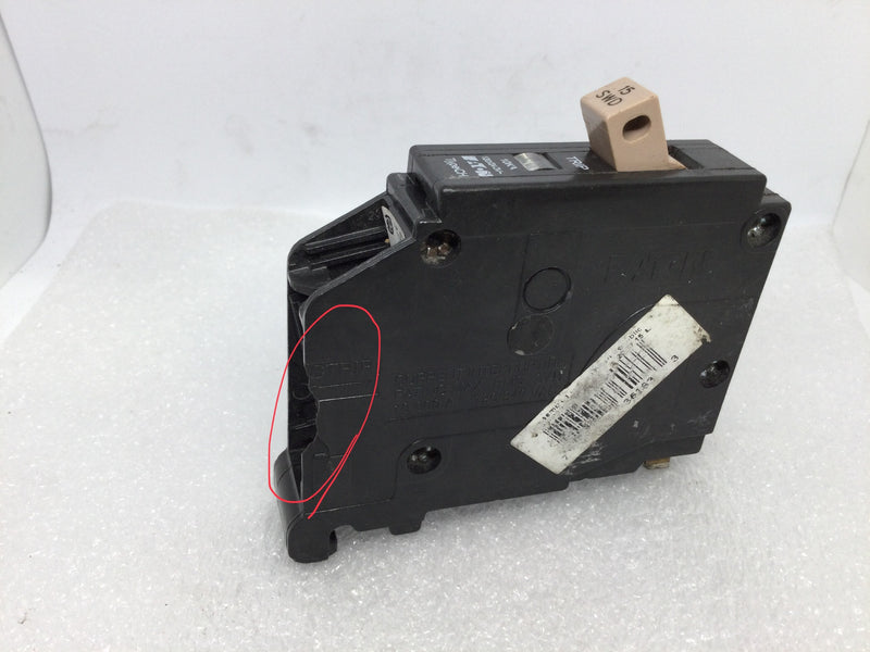Cutler Hammer CHF115 15 Amp 1 Pole Circuit Breaker With Flag Indicator
