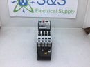 Siemens 3TF3010-0A 3 Pole Contactor With 3UA50 00-1F 1S/1NO Overload Relay 20A 600VAC