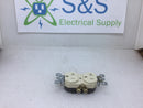 Leviton T5820 20 Amp 125V Ivory Tamper Resistant Duplex Outlet