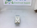 Leviton 5325 15A 125V Decora Style Duplex Receptacle Light Almond Color