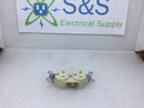 Bryant CR20-BI 20A 125VAC Ivory Duplex Receptacle Ivory Commercial Grade
