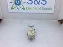 Bryant CR20-BI 20A 125VAC Ivory Duplex Receptacle Ivory Commercial Grade