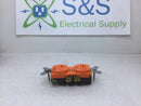 Hubbell CR5352IG Isolated Ground Duplex Receptacle 20A 125VAC 2 Pole 3 Wire Orange Color