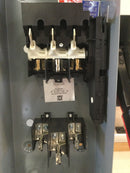 Square D H363RB 100A 600VAC 3 Phase Fused Type 3R Outdoor Enclosure Heavy Duty Safety Switch (New)