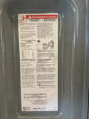 Square D HU362 60 Amp 3 Pole 600V Nema 1 Enclosure Non-Fusible Safety Switch