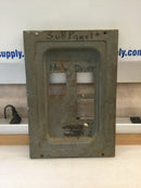 GE General Electric 100/125 Amp Nema 1 Interior Dead Front/Cover 13" x 9"