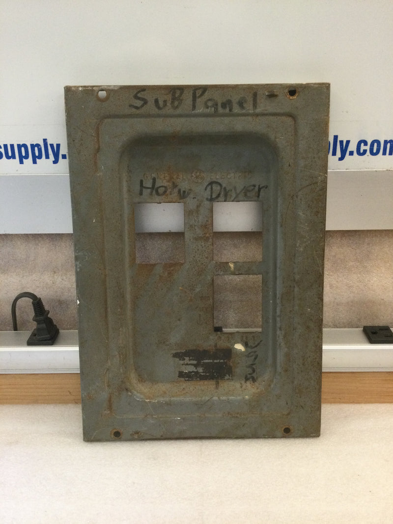 GE General Electric 100/125 Amp Nema 1 Interior Dead Front/Cover 13" x 9"