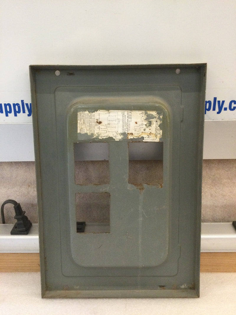 GE General Electric 100/125 Amp Nema 1 Interior Dead Front/Cover 13" x 9"