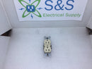 Leviton 5320-ICP 15 Amp 125VAC Ivory Duplex Receptacle 2 Pole 3 Wire