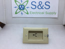 Leviton 688-I Single 15 Amp 125V Clock Receptacle Recessed Receptacle - Ivory