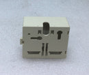 Leviton 41089-2IP 2-Port 1 Blank QuickPort Insert Surface Mount Housing Ivory