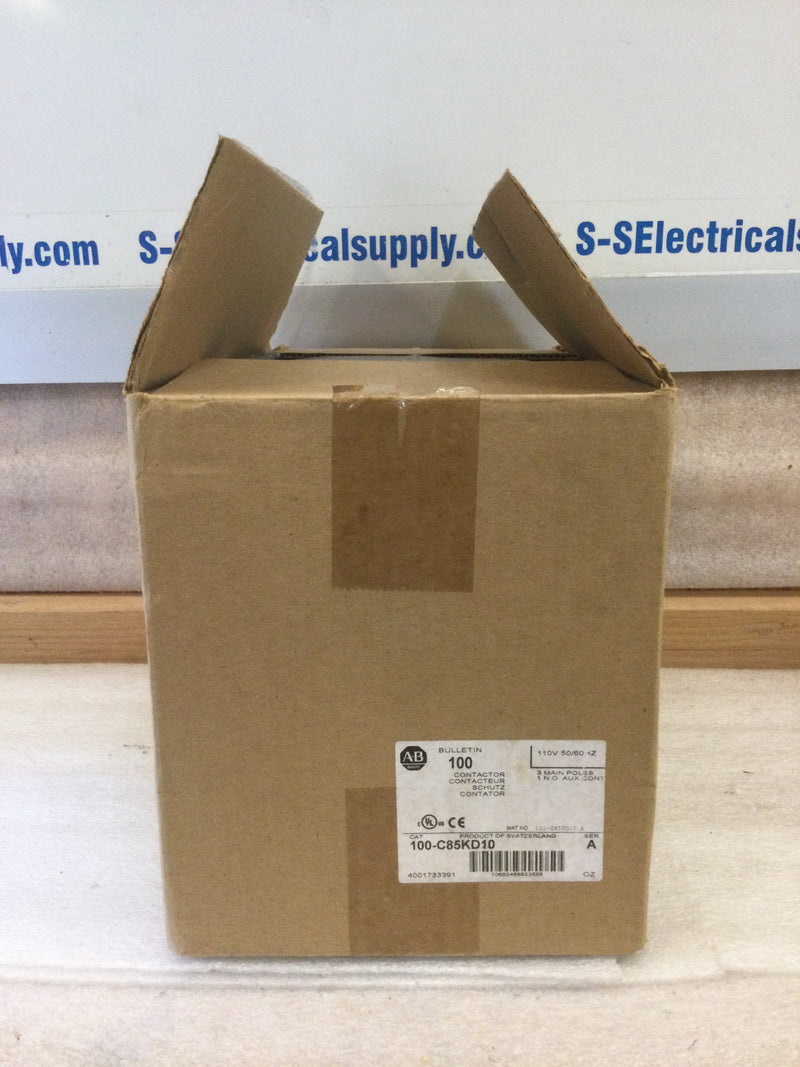 Allen-Bradley 100-C85*00 /100-C85KD10 Contactor 100 Amp 690VDC IEC 60947-4-1