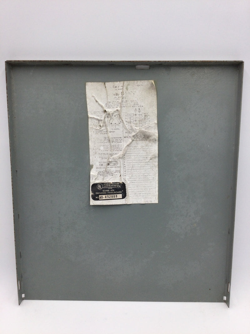 Nema3R Enclosure Panel Door/Cover 13 3/4 x 12 1/4"