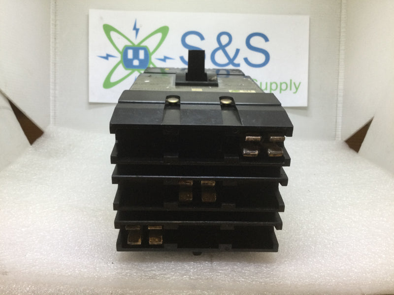 Square D KA36125 3 Pole 125A 600VAC Type KA Circuit Breaker