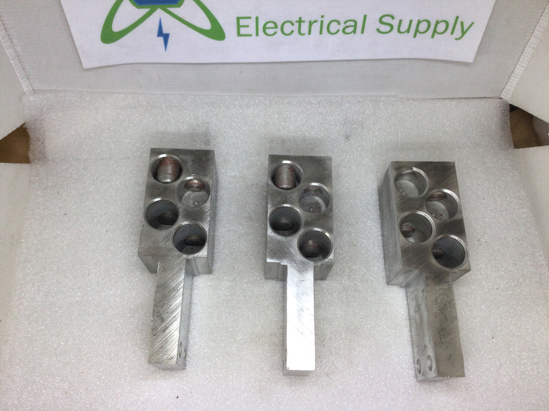 GE General Electric 252B3638G1 2/0-600Kcml 3 Piece Lug Kit