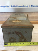 Walker L-1022 2 Pole 100A 125-250VAC Form 60-100 Fused Safety Switch