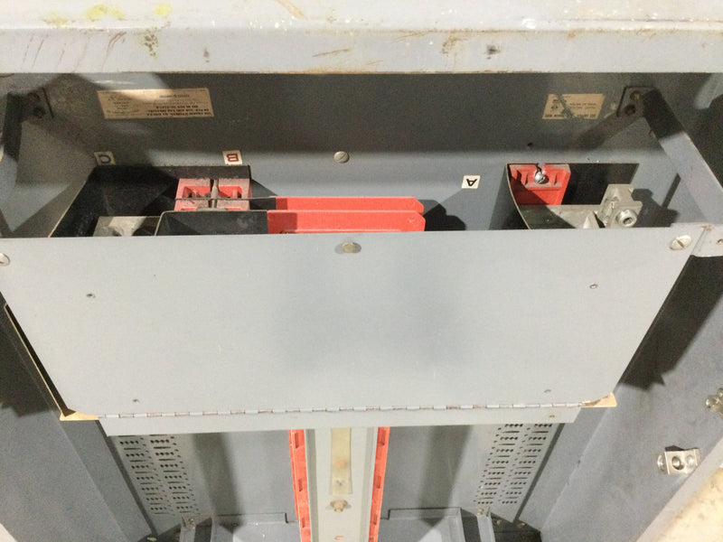 Square D 10 Space I-Line Panelboard 3Ph 600A 277/480VAC Type FA/Q2 Circuit Breakers
