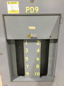 Square D 10 Space I-Line Panelboard 3Ph 600A 277/480VAC Type FA/Q2 Circuit Breakers