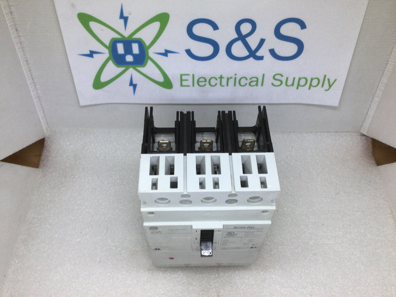 GE/General Electric FBN36TE020R2 3 Pole 20A 480VAC Record Plus Issue A5890 Circuit Breaker
