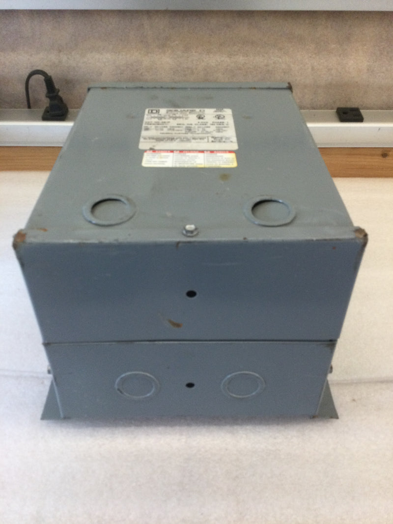 Square D 2S1F 2KVA Single Phase 480VAC Nema3R Buck Boost Transformer
